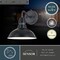 Vaxcel Buena Park Metal 1 Light Dusk to Dawn Black Outdoor Dome Barn Wall Lantern T0650 - alternate 9